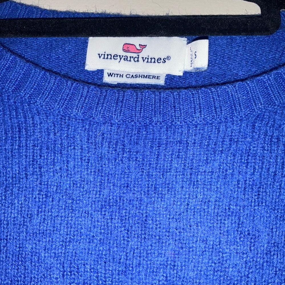 Vineyard Vines Royal Blue Cashmere Blend Sweater